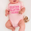 Custom Baby Onesie with Your Location, Name or Logo