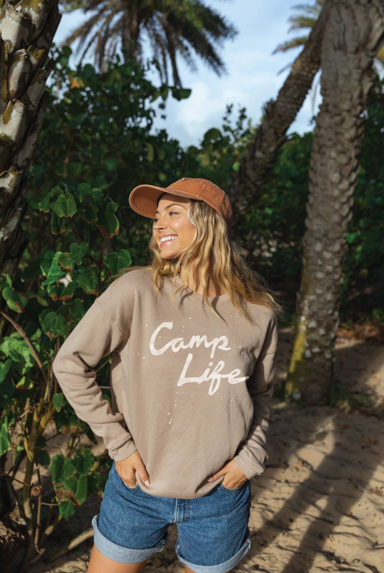 Camp Life  Graphic Sweatshirt