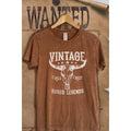Vintage Western Season  Mineral Wash  Graphic  Tee