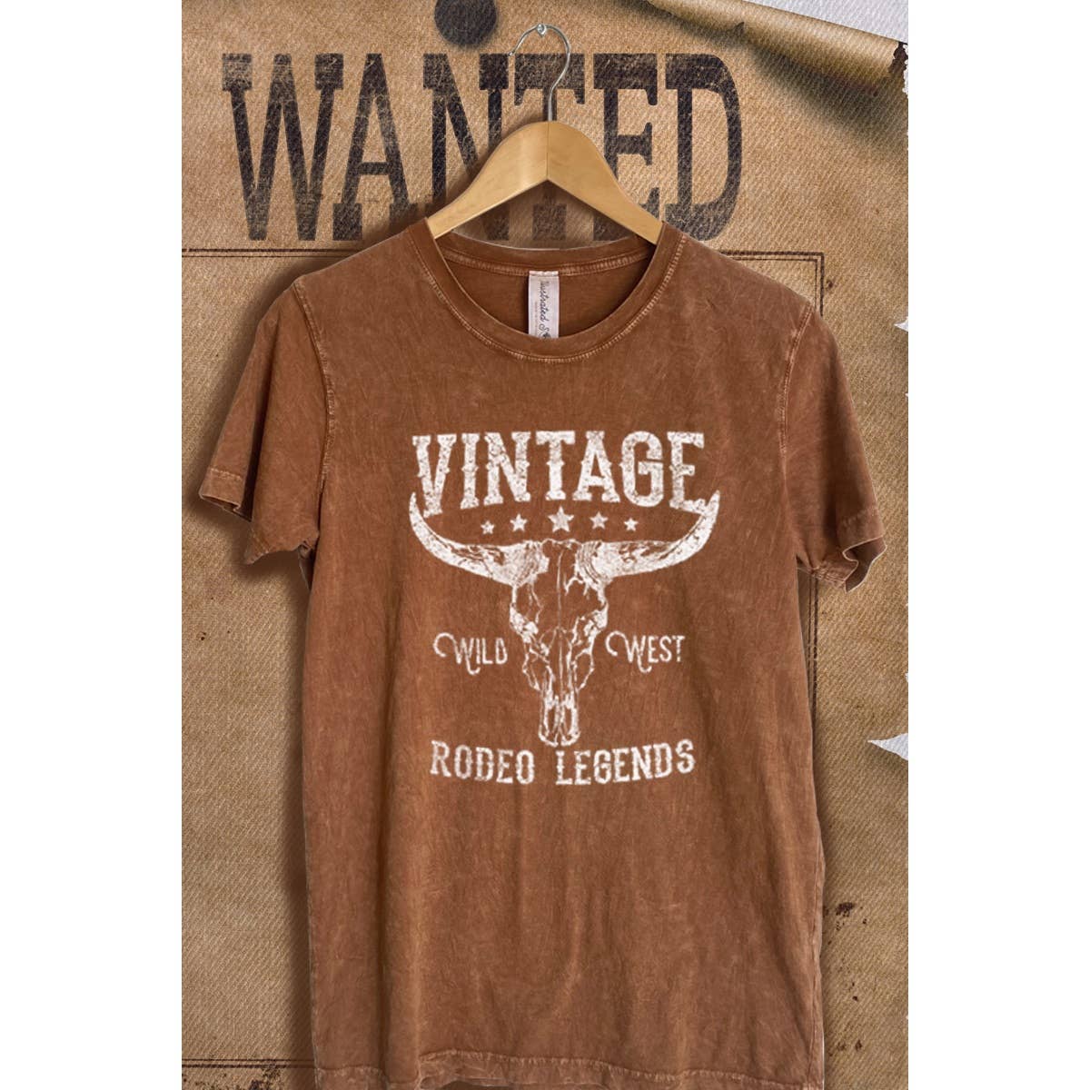 Vintage Western Season  Mineral Wash  Graphic  Tee
