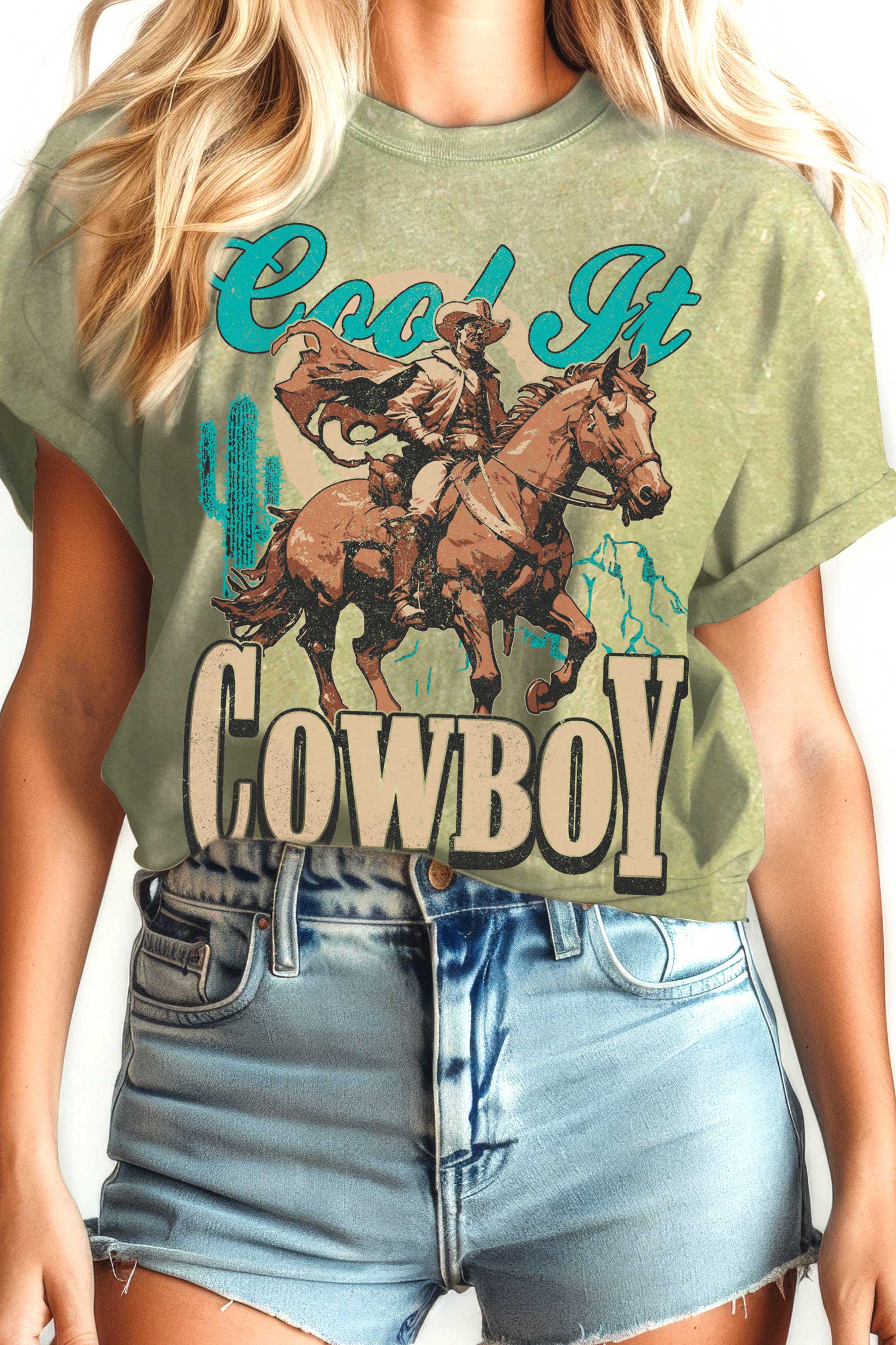 Cool It Cowboy Mineral Graphic Tshirts