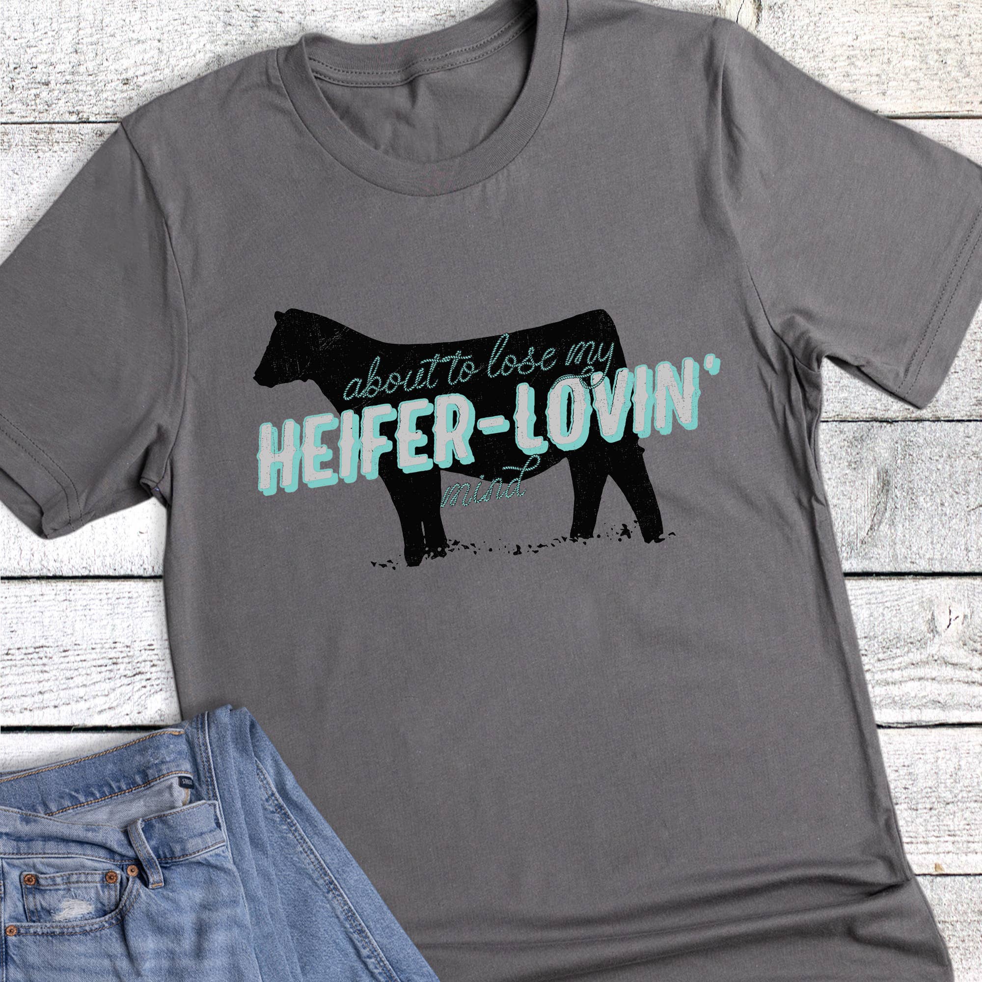 Western Heifer Lovin' Mind Graphic Tee