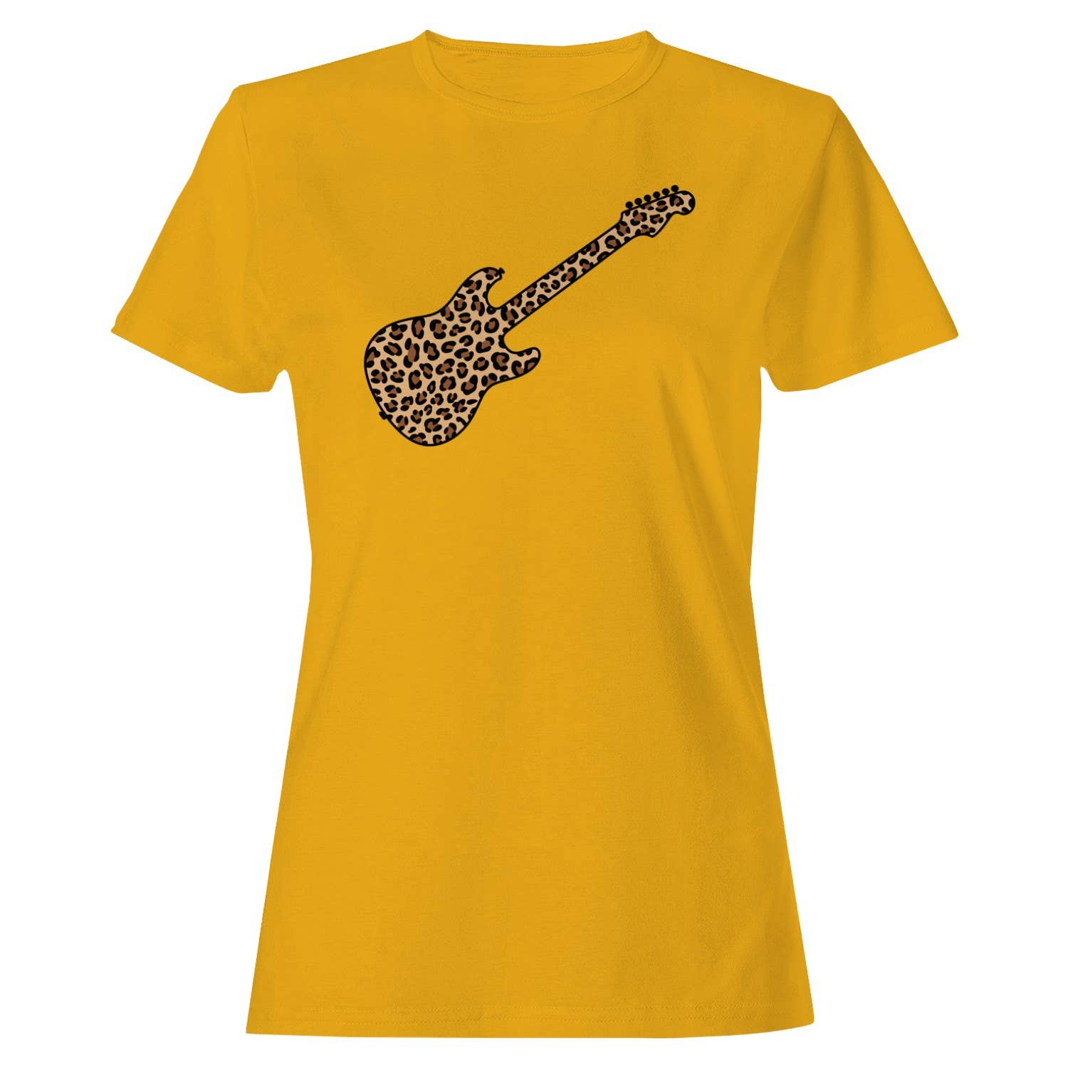 Leopard Print Guitar Women's T-Shirt
