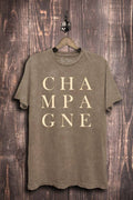 Champagne Graphic Top