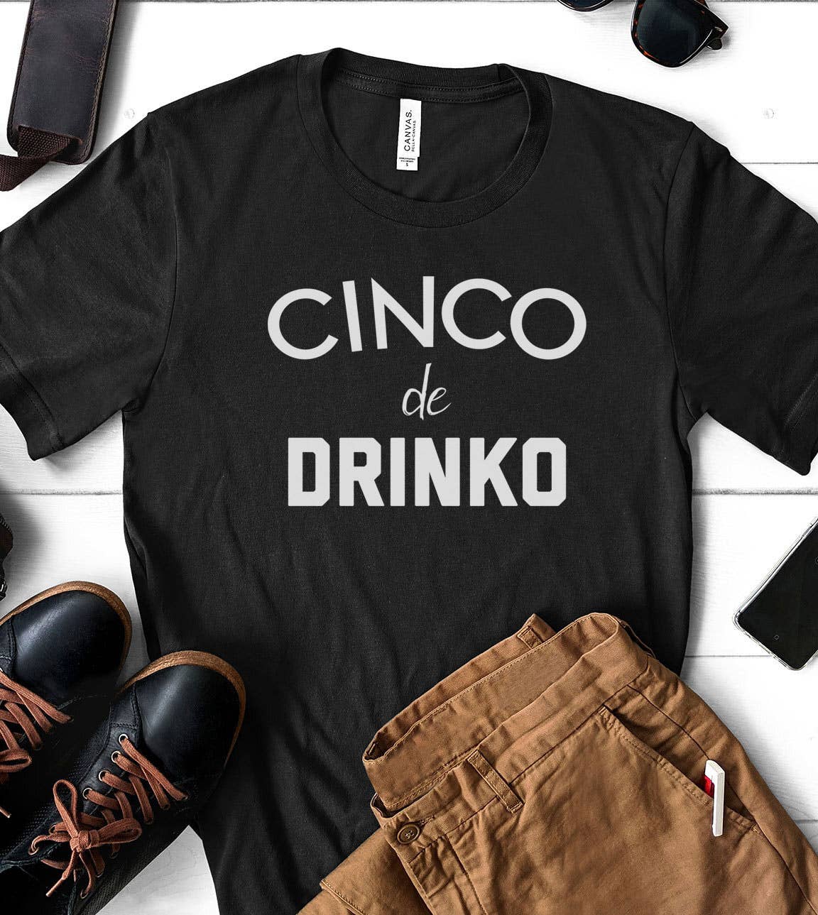 Cinco De Drinko - Funny Silly Drinking Alcohol T-Shirt