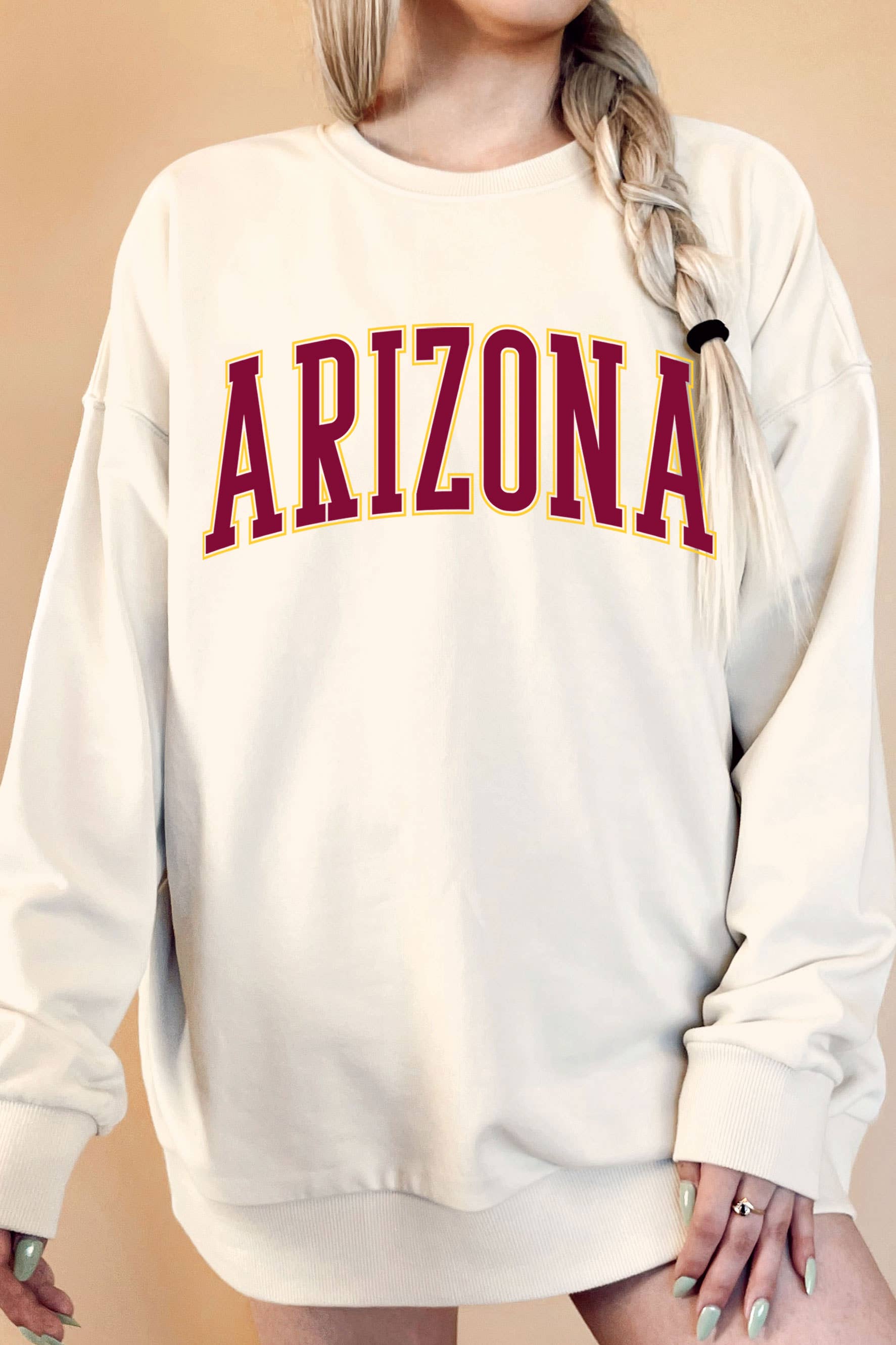 Arizona Puff Print Oversize Graphix Terry