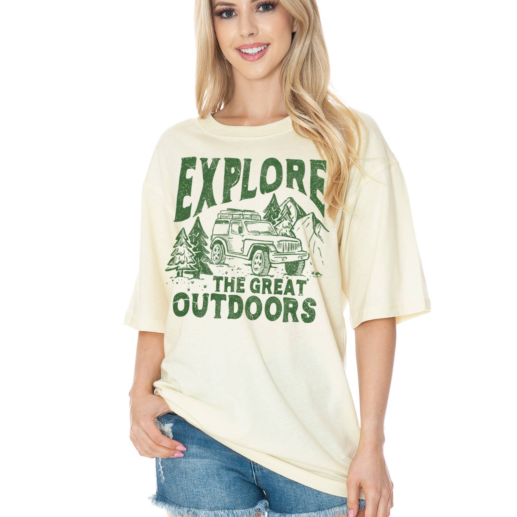 Unisex  Oversized - Explore the Great Outdoor