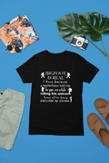Bigfoot Is Real T-Shirt (Black or Light Blue)