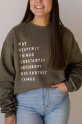 Heavenly Things Pullover | Christian Pullover