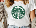 Cannabis and Coffee -  Funny Weed Parody Graphic Shirt