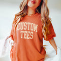 Custom Comfort Colors Tee Fall Colors with Your Text or Logo