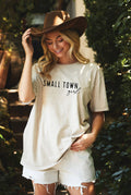 Small Town Girl Oversized Graphic Top