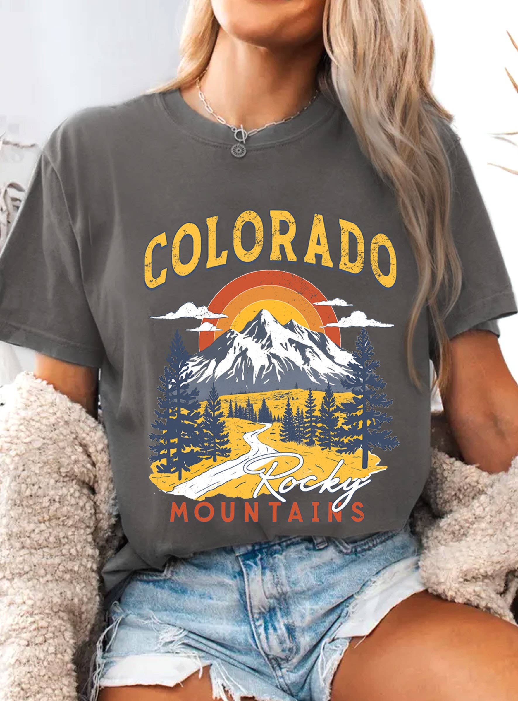 Colorado Rocky Mountains Graphic Tshirts