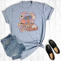 Floral Mushroom Stay Weird Graphic Tee
