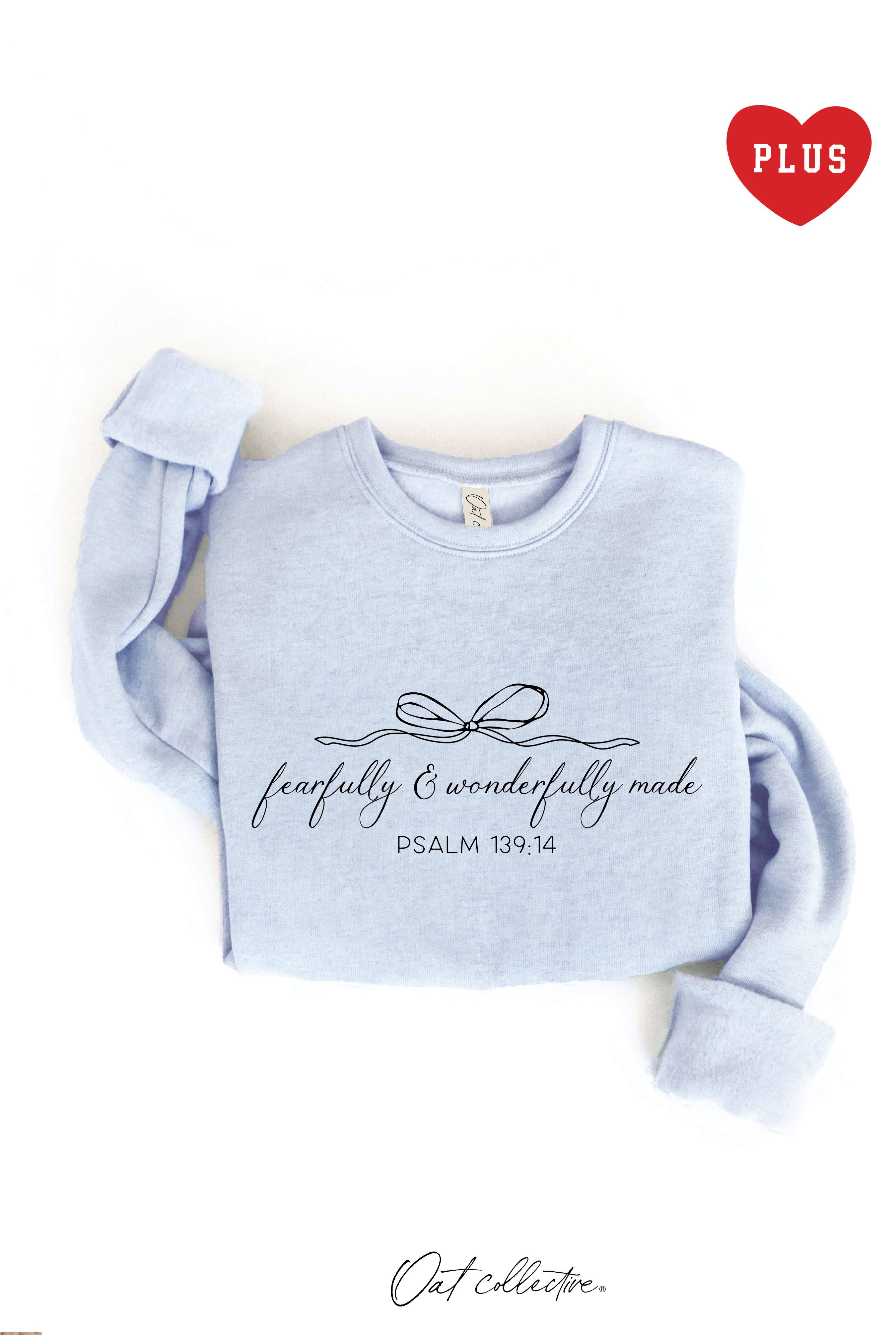 Fearfully and Wonderfully  Plus Graphic Sweatshirt