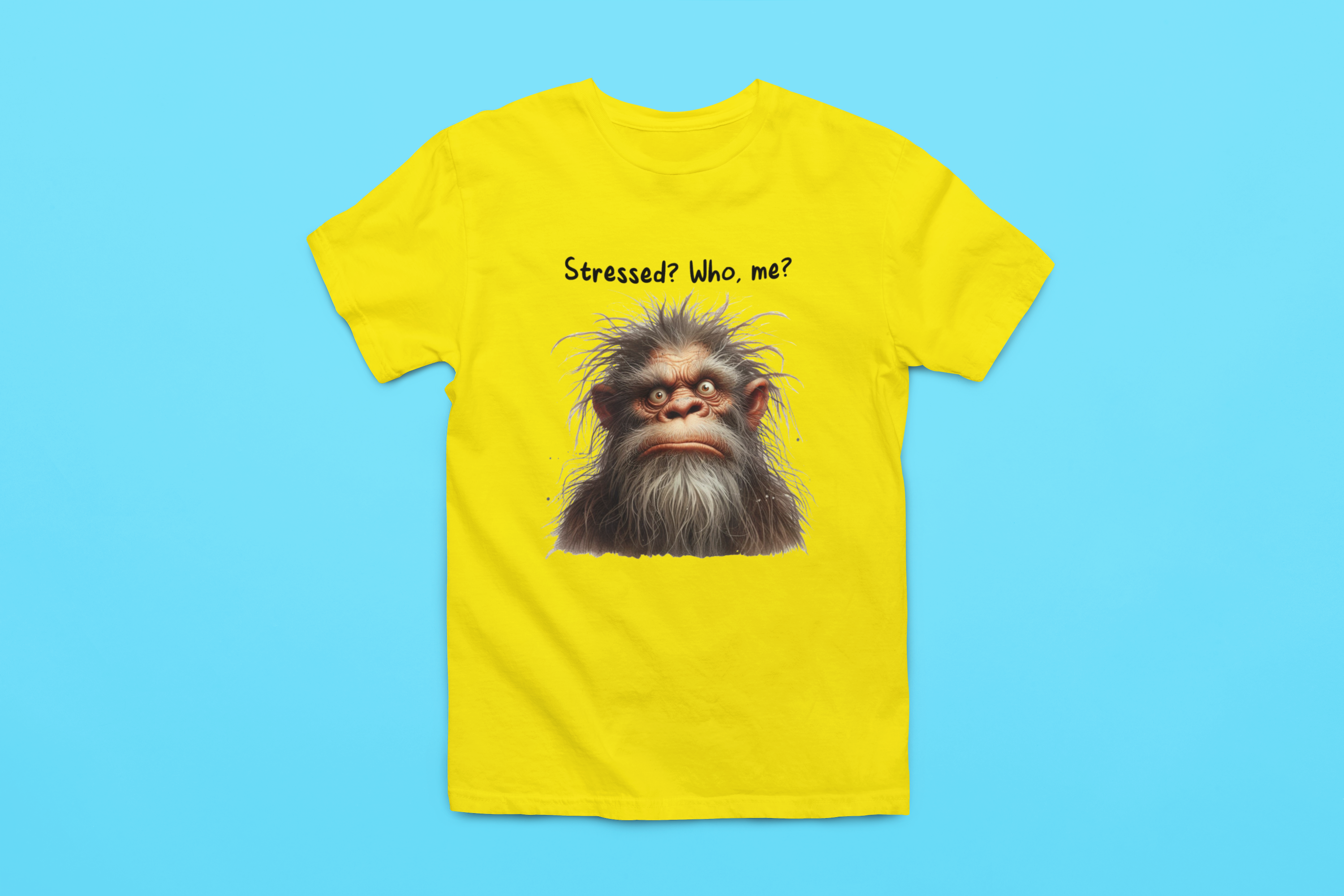 Stressed? Who Me? - Tshirt (Yellow)