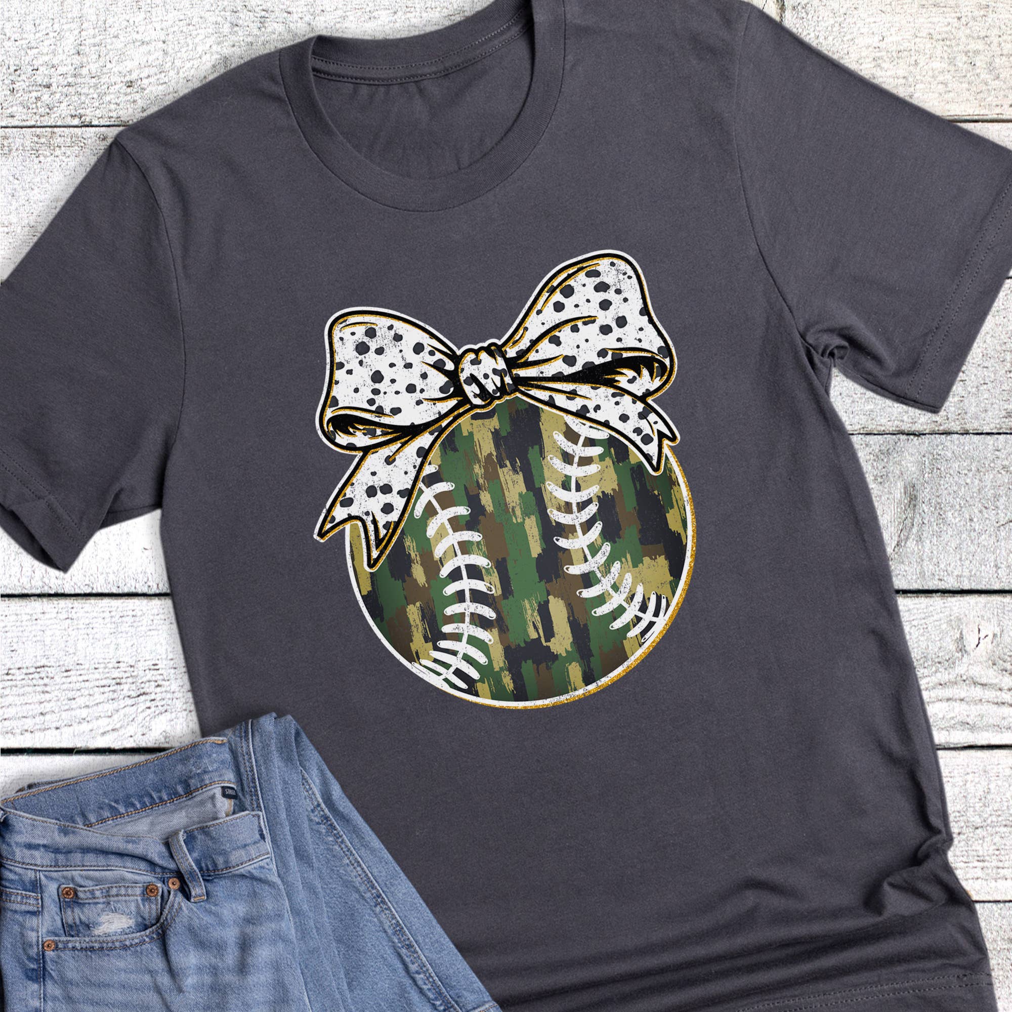 Baseball Camo Graphic Tee
