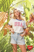 USA Foil Ringer Graphic Top