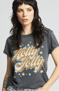 303272 - 930 Holly Jolly Burn Out Graphic Tee