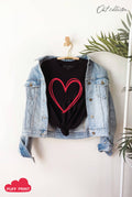 Heart Puff Graphic T-Shirt