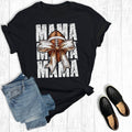 Football Mama Coquette Bow Graphic Tee