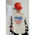 Heart America Vintage Graphic Oversized Tee