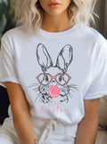 Happy Easter Bubble Gum Rabbit Graphic Tshirts