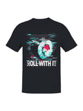 Glitch Sushi Art: Roll with It Men's T-Shirt