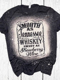 Bleached Shirt Smooth As Tennessee Whiskey - Classic Style