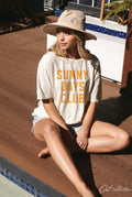 Sunny Days Club Oversized Graphic Top