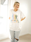 Baseball Batter White Comfort Colors Tee