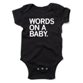 Words On A Baby Onesie