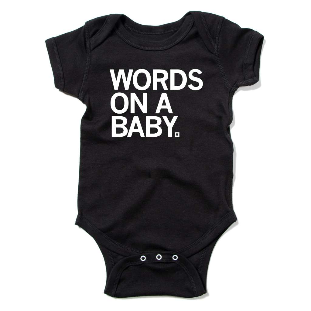 Words On A Baby Onesie