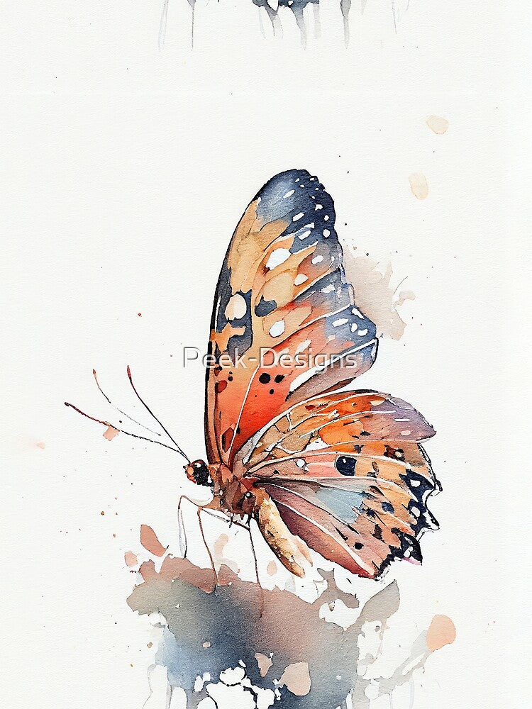 Boho Butterfly Art by Peek-Designs