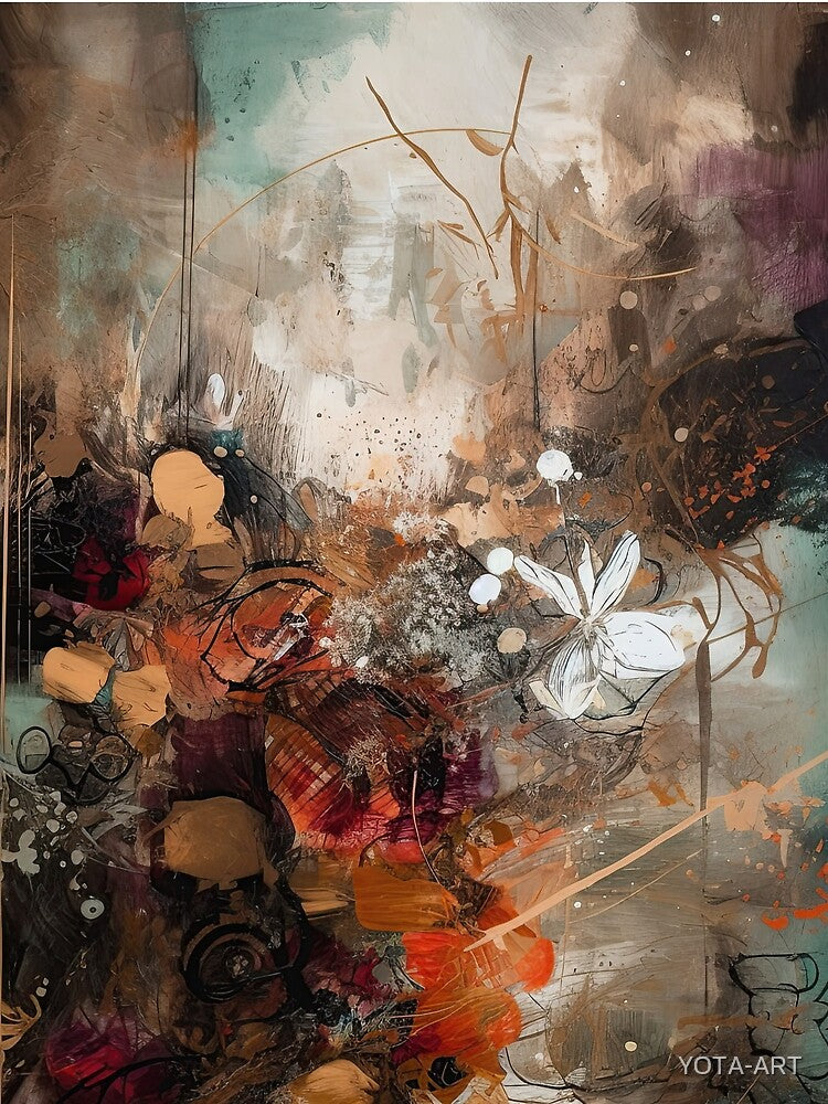 Modern Boho Art. Mesmerising Bohemian Art Painting. 14 by YOTA-ART
