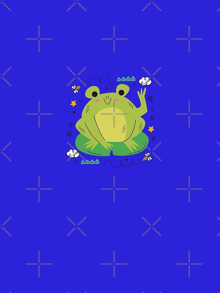 Green frog by dyart painting