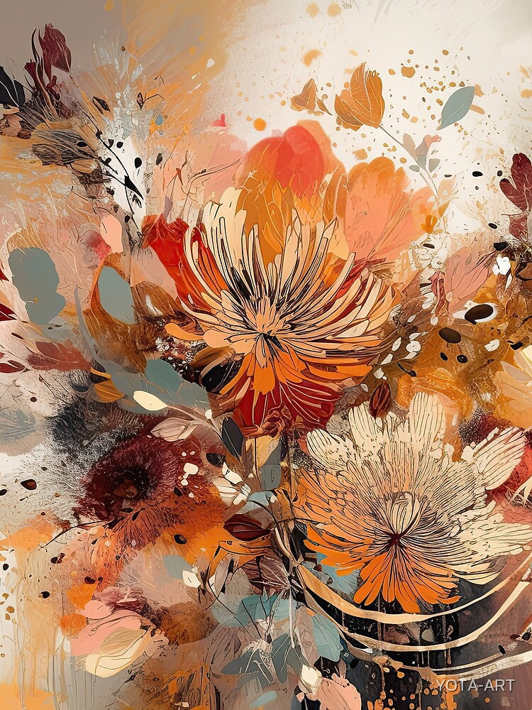 Modern Boho Art. Mesmerising Bohemian Art Painting. 5 by YOTA-ART