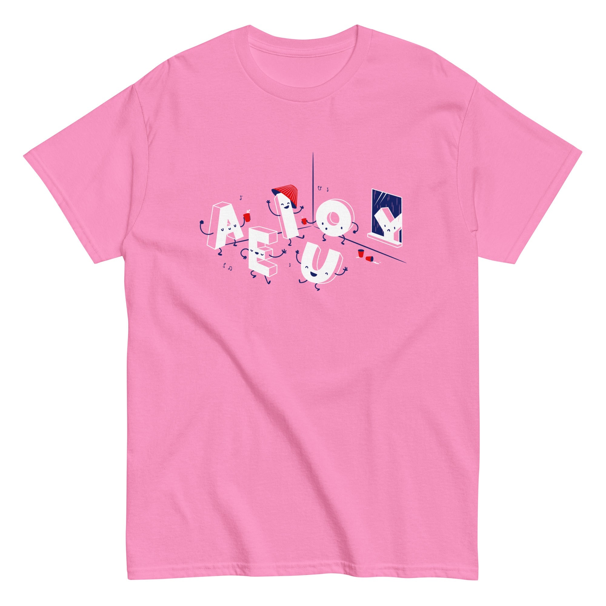 Vowel Party Time Men's Classic Tee