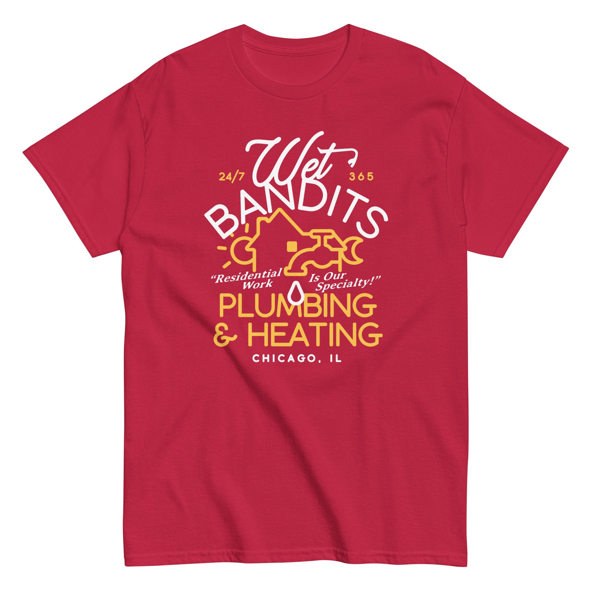 Wet Bandits Plumbing & Heating Men's Classic Tee