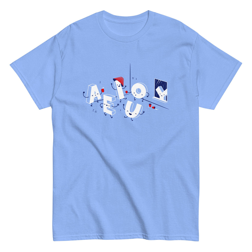 Vowel Party Time Men's Classic Tee