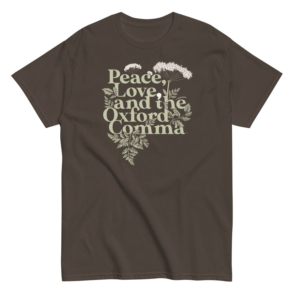 Peace, Love, And The Oxford Comma Men's Classic Tee
