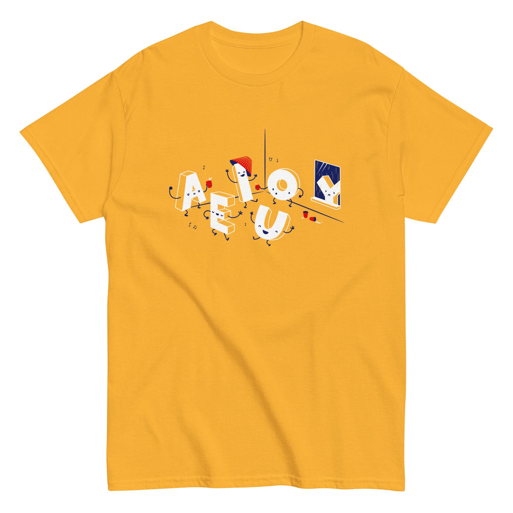 Vowel Party Time Men's Classic Tee