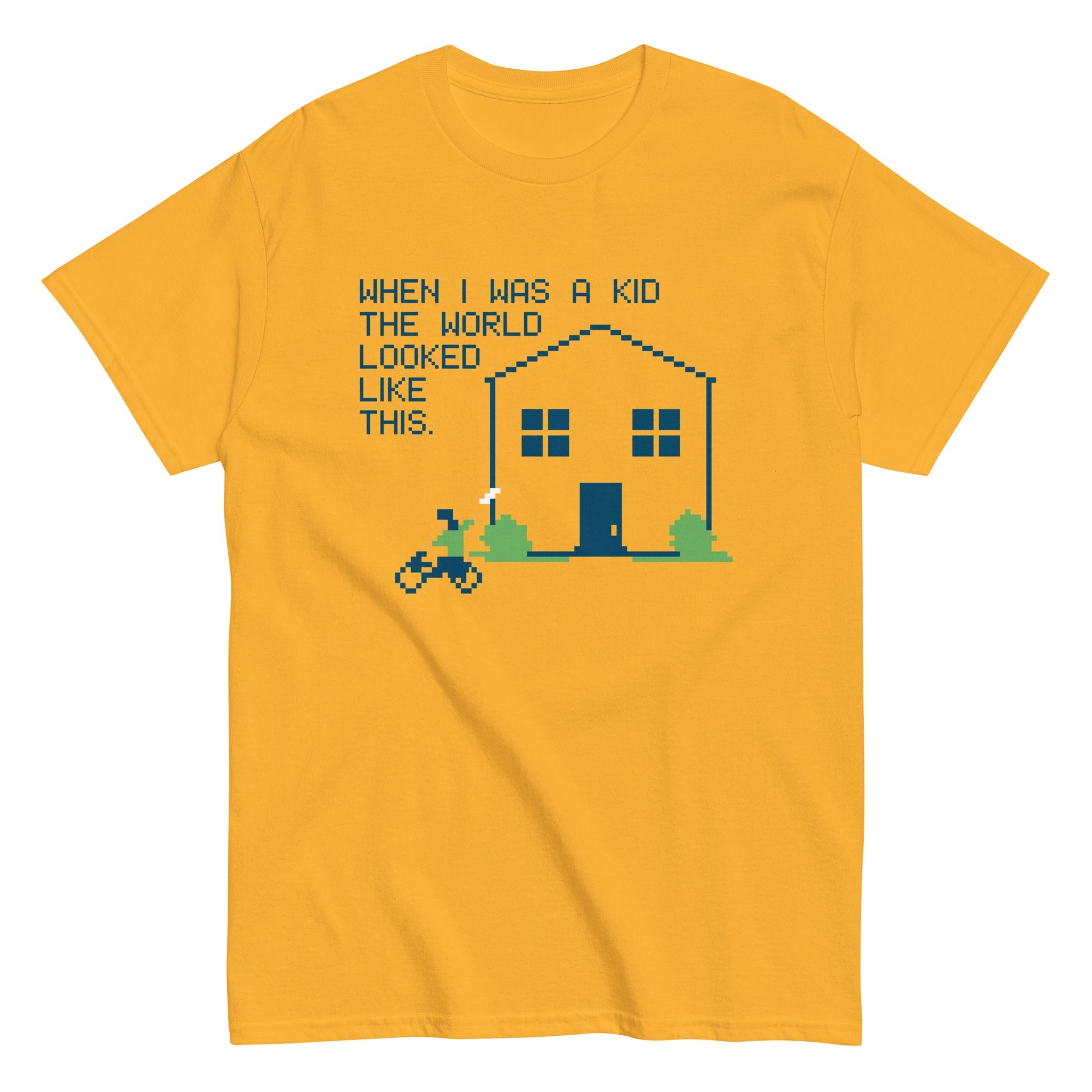 When I Was A Kid The World Men's Classic Tee