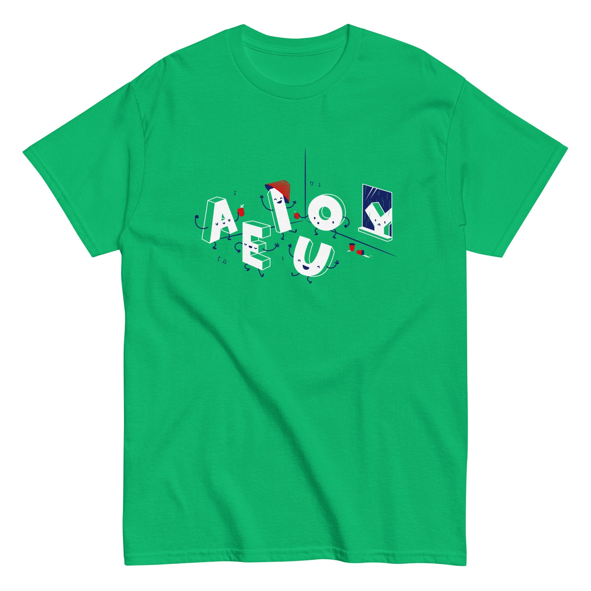 Vowel Party Time Men's Classic Tee