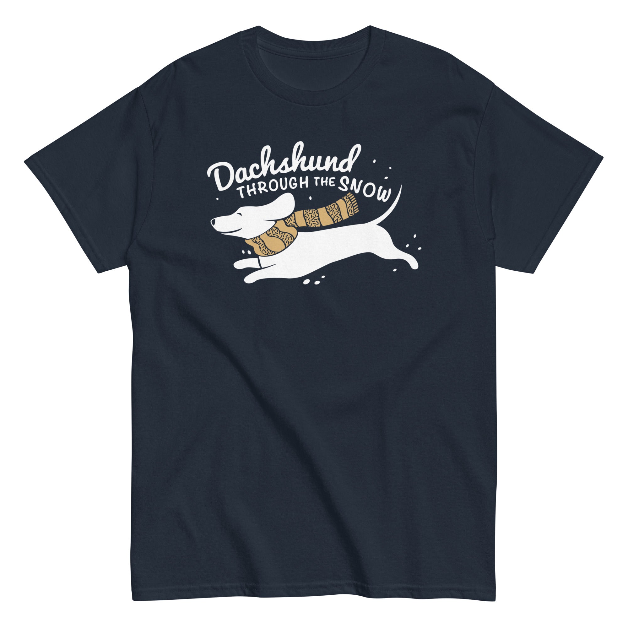 Dachshund Through The Snow Men's Classic Tee