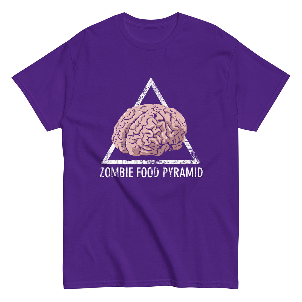 Zombie Food Pyramid Men's Classic Tee