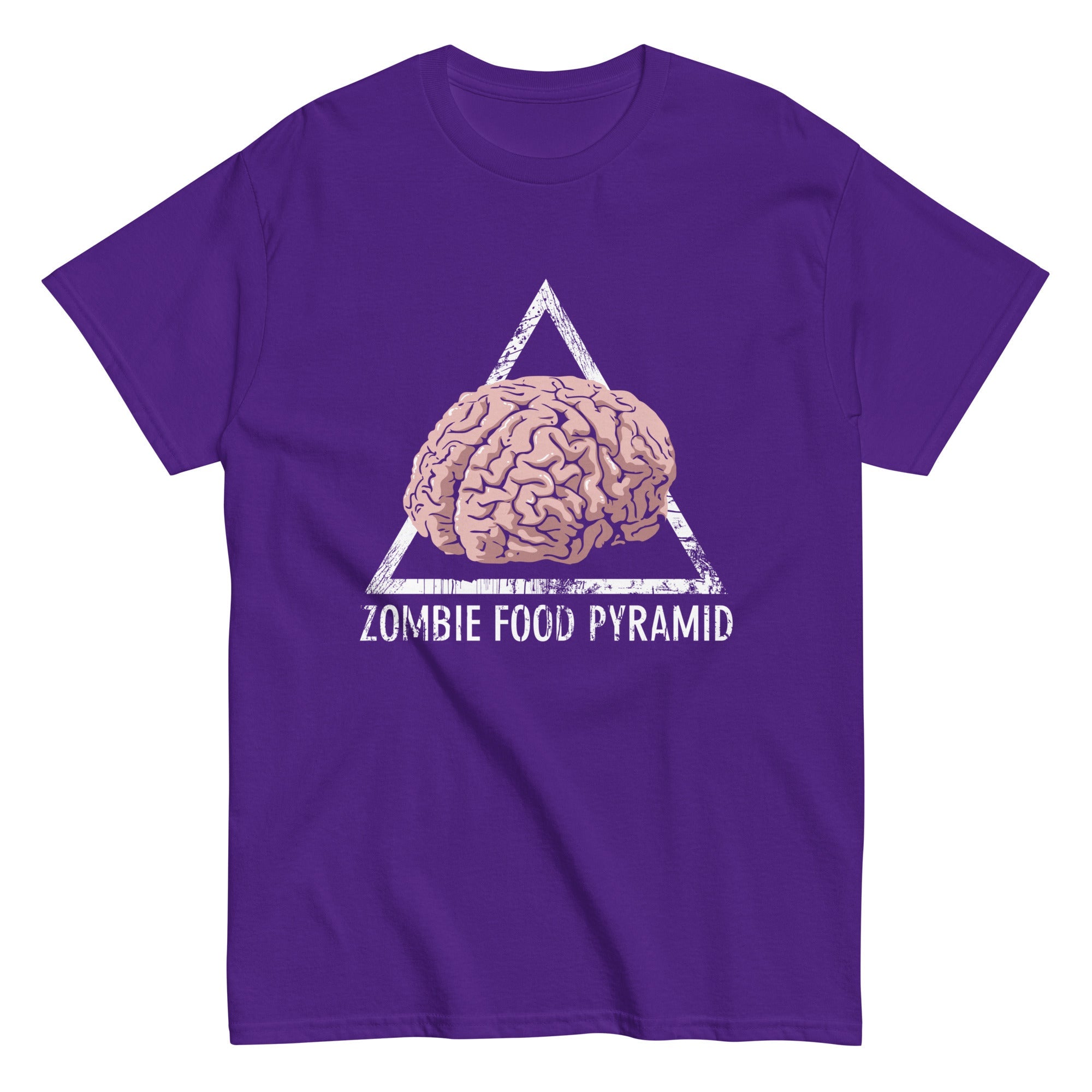 Zombie Food Pyramid Men's Classic Tee