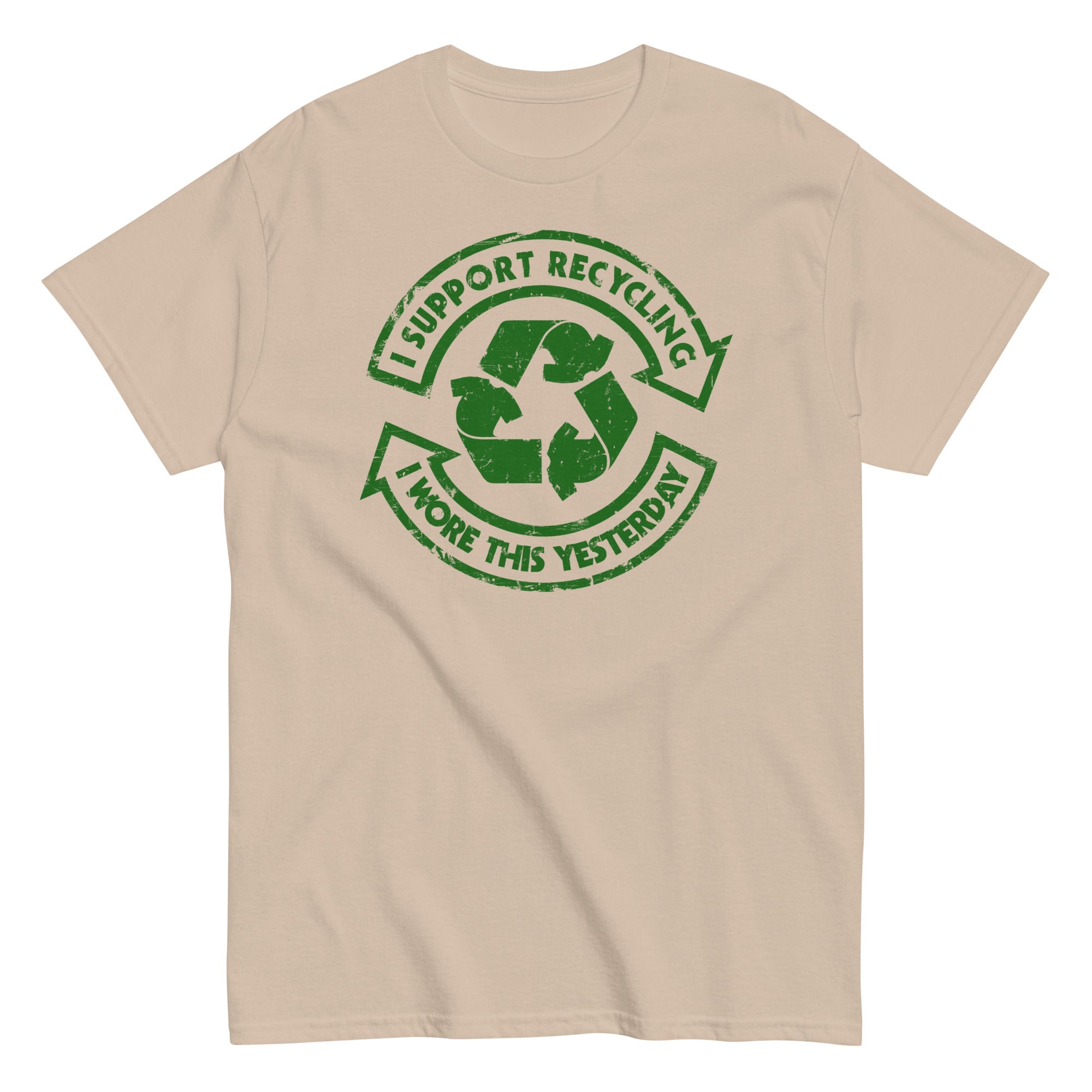 I Support Recycling Men's Classic Tee