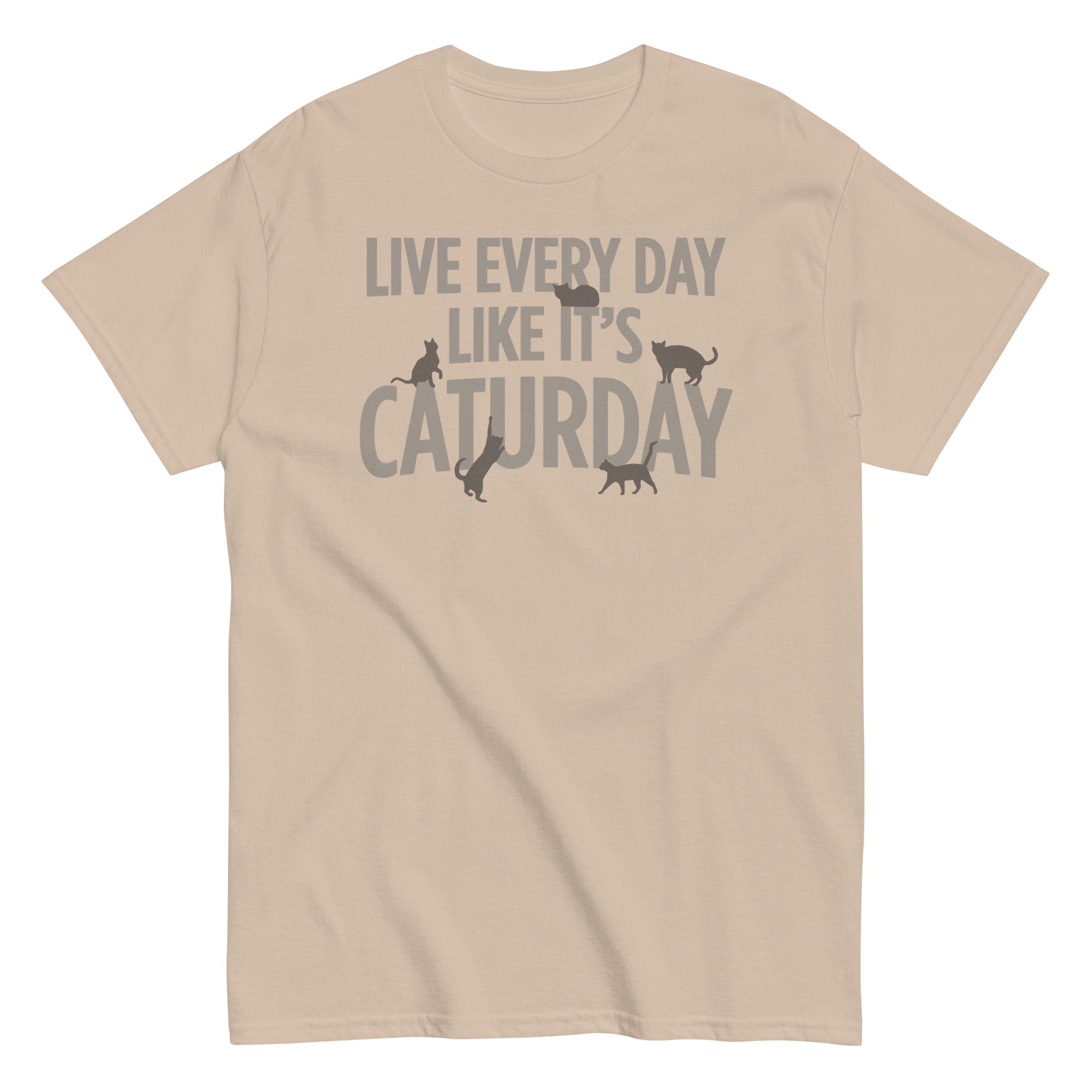 Live Every Day Like It's Caturday Men's Classic Tee