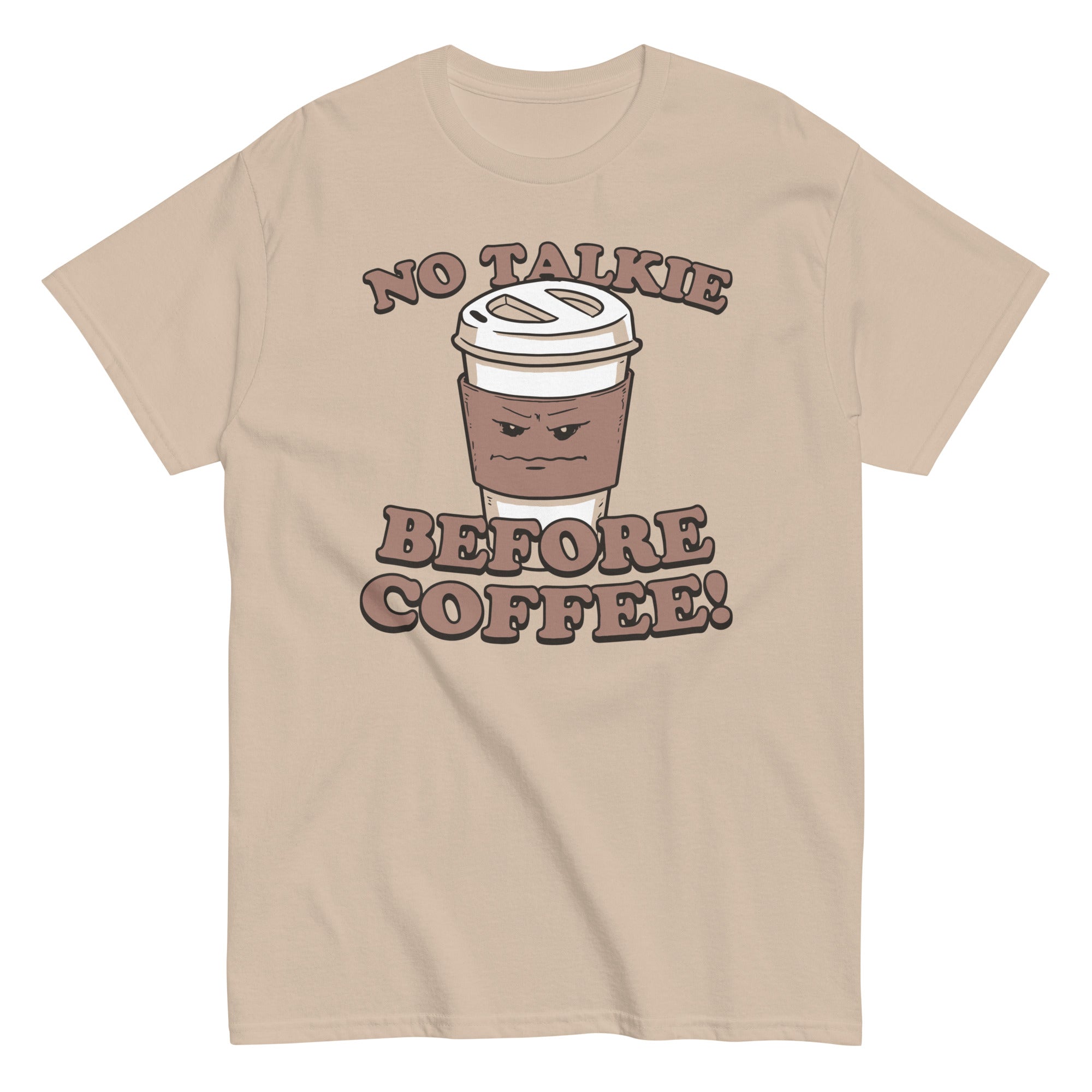 No Talkie Before Coffee! Men's Classic Tee